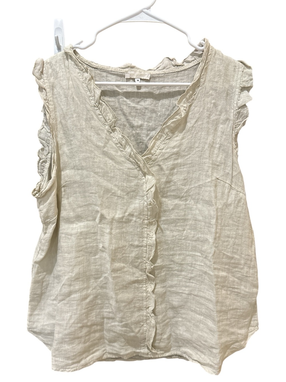 Milio Milano 100% Linen Top Size: M